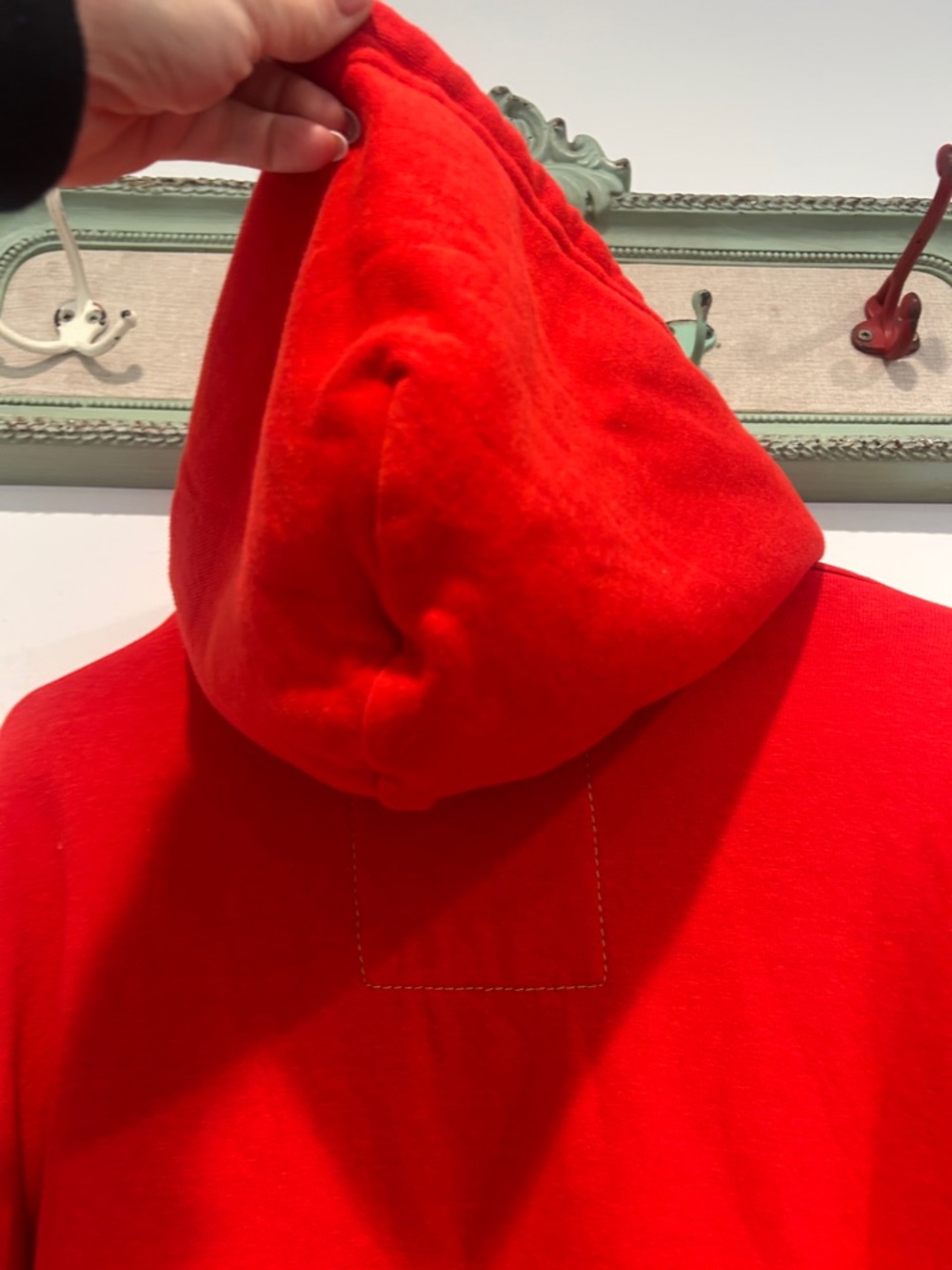 Aviator Nation Jazz Aspen Snowmass Red Smiley Hoodie small women’s pullover - Picture 10 of 11